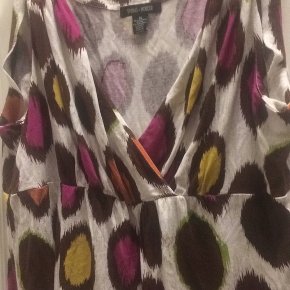 Abstract spring & Mercer ladies top extra large - Picture 2 of 4